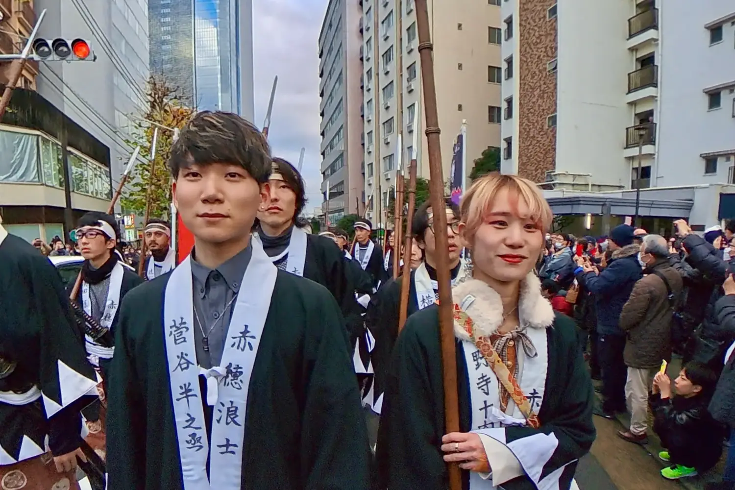忠臣蔵 赤穂義士行列の様子